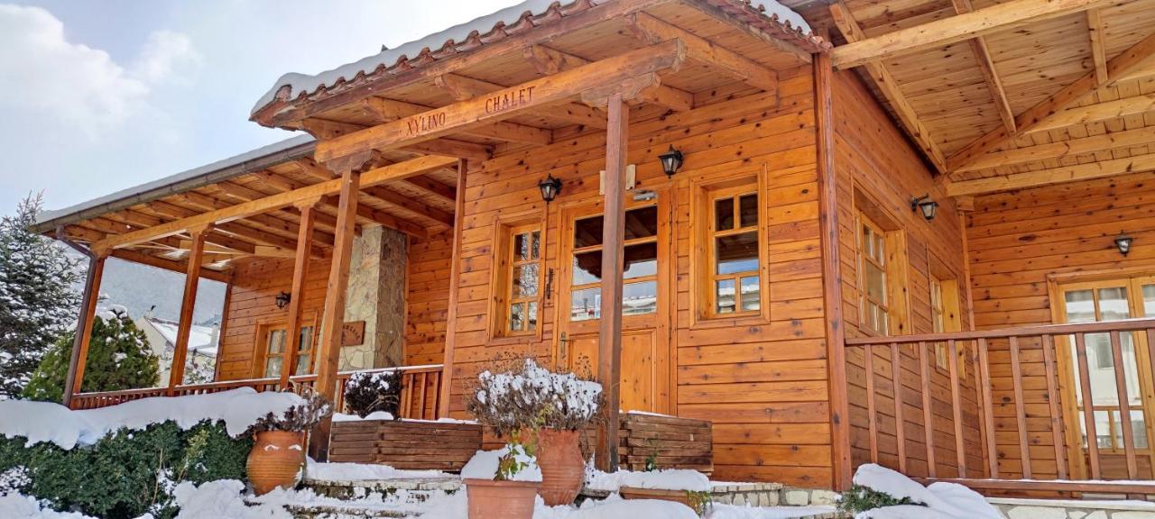 Apartmán Xylino Chalet Kalavryta Exteriér fotografie